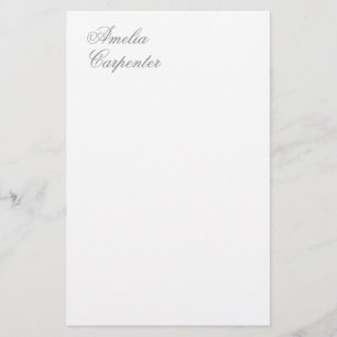 Klassieke Kalligrafie Minimalist Professional Briefpapier