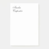 Klassieke Kalligrafie Minimalist Professional Post-it® Notes (Voorkant)