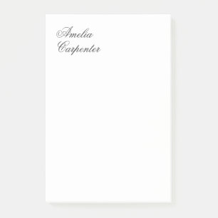 Klassieke Kalligrafie Minimalist Professional Post-it® Notes