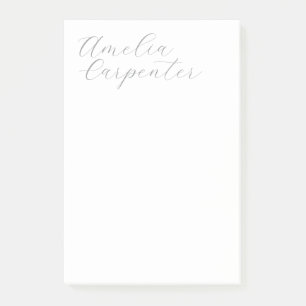 Klassieke Kalligrafie Minimalist Professional Post-it® Notes