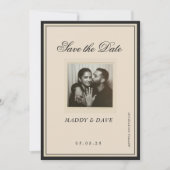 Klassieke kalligrafie Nostalgische luxe Save the D (Voorkant)
