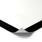 Klassieke kalligrafie Oud geld bruiloft Poster (Hoek)