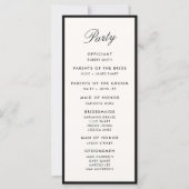 Klassieke Kalligrafie Oud Geld Programma (Achterkant)