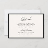 Klassieke Kalligrafie Oud Geld QR Code Details Kaart (Voorkant)