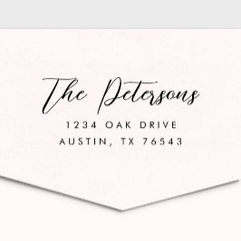 Klassieke kalligrafie-retouradres  zelfinktende stempel