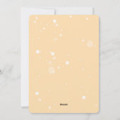 Klassieke kalligrafie Vroege kerstfoto Feestdagenkaart (Achterkant)