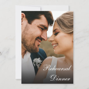 Klassieke kalligrafiescript Foto repesal Dinner Kaart