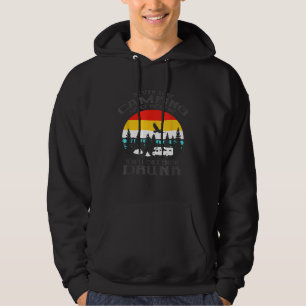 Klassieke kampeer- en wandel-RV-busleven humor Hoodie