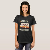 Klassieke Kampeer Rv Caravan Retro T-shirt (Voorkant volledig)