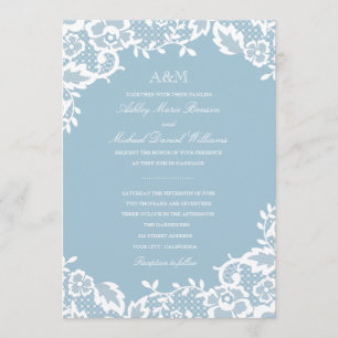 Klassieke Kant bruiloft uitnodiging