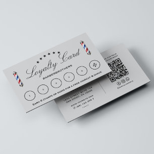 Klassieke Kapperstoel Lichtgrijze Loyalty Visitekaartje
