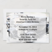 Klassieke kar Birthday Kaart (Achterkant)