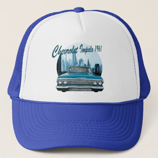 Klassieke kar Chevrolet Impala 1961 Trucker Pet (Voorkant)