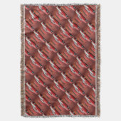 Klassieke kar Chevy Bel Air Red White Dodge Deken (Voorkant Verticaal)