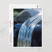 Klassieke kar Hood Ornament Briefkaart (Voorkant / Achterkant)