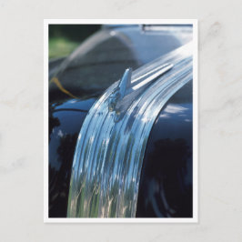 Klassieke kar Hood Ornament Briefkaart