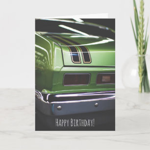 Klassieke kar Lover Nova Chevy Funny Birthday Kaart
