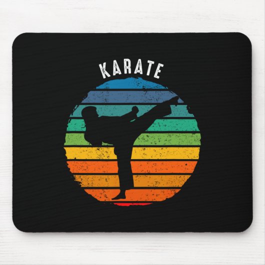 Klassieke Karate Kleding - Sunset Karate Muismat (Voorkant)