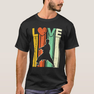 Klassieke Karate Martial Arts Liefde Retro Vintage T-shirt
