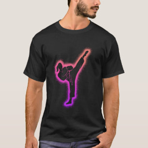 Klassieke Karate Meisje Vechtkunst Kinderen Vrouwe T-shirt