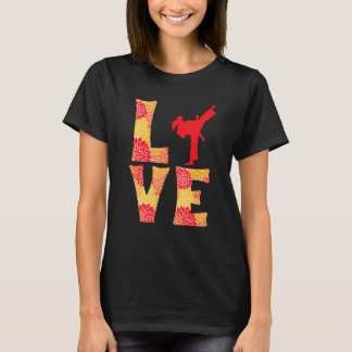 Klassieke Karate Meisjes en Vrouwen Liefde T-shirt