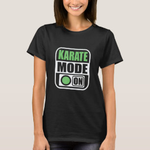 Klassieke Karate Modus Op T-shirt Student Instrukt