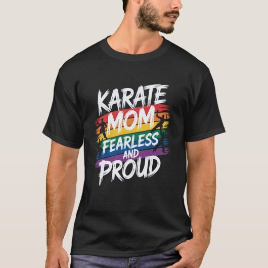 Klassieke Karate Moeder Moederdag 4 T-shirt (Voorkant)