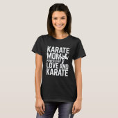 Klassieke Karate Moeder Moederdag T-shirt (Voorkant volledig)