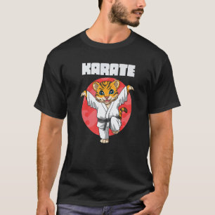 Klassieke Karate Tijger Kraanvogel Trap T-shirt