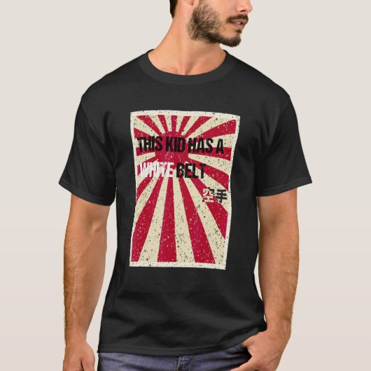 Klassieke Karate Witte Band Jeugd T-shirt (Voorkant)