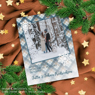 Klassieke kastenbegroetingen in kleurrijk land briefkaart