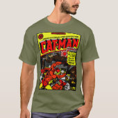 Klassieke Kat-Man Comics uit 1940 T-shirt (Voorkant)