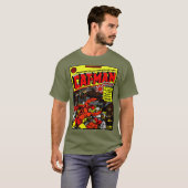 Klassieke Kat-Man Comics uit 1940 T-shirt (Voorkant volledig)
