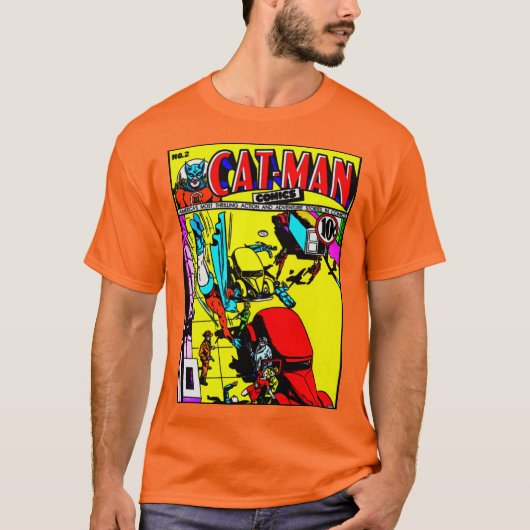 Klassieke Kat-Man strips T-shirt (Voorkant)