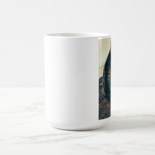 Klassieke kat op klassieke mok (Center)