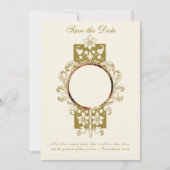 Klassieke Katholieke Trouw Elegant Save the Date (Voorkant)