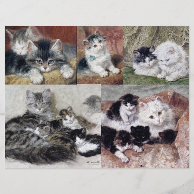 Klassieke katten en Kittens van Henriette Ronner (Voorkant)