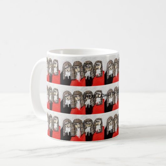 Klassieke keramische Mok van 15 ounce (Voorkant links)