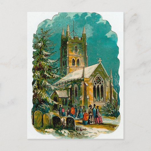 Klassieke Kerk Briefkaart (Voorkant)