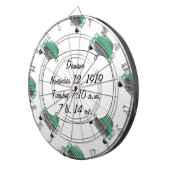 Klassieke kerkfornuis voor jongens Sweet Green Ret Dartbord (Voorkant Rechts)