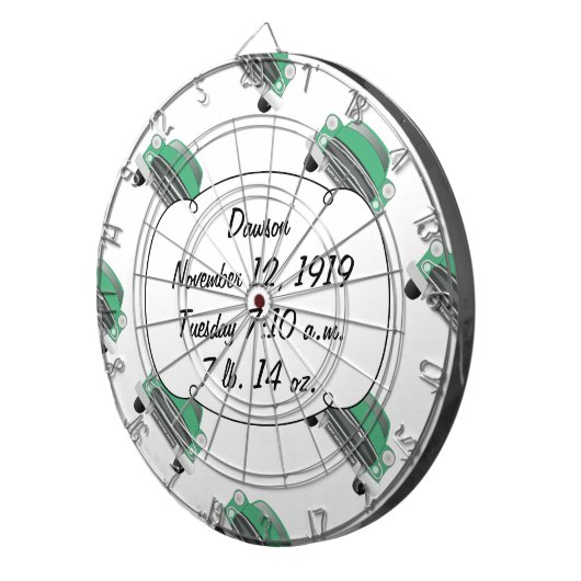 Klassieke kerkfornuis voor jongens Sweet Green Ret Dartbord (Voorkant Rechts)