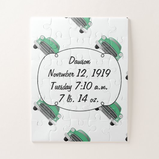 Klassieke kerkfornuis voor jongens Sweet Green Ret Legpuzzel (Verticaal)