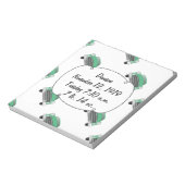 Klassieke kerkfornuis voor jongens Sweet Green Ret Notitieblok (Linkerzijde)