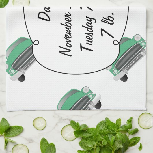 Klassieke kerkfornuis voor jongens Sweet Green Ret Theedoek (Gevouwen)