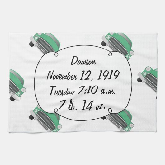 Klassieke kerkfornuis voor jongens Sweet Green Ret Theedoek (Horizontaal)