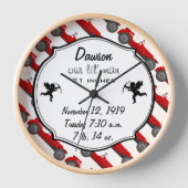 Klassieke kernen dozen met zoete rode rugro-auto (Voorkant)