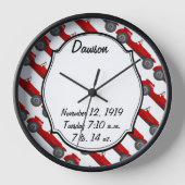 Klassieke kernen dozen met zoete rode rugro-auto (Voorkant)