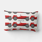 Klassieke kernen dozen met zoete rode rugro-auto kussen (Achterkant)