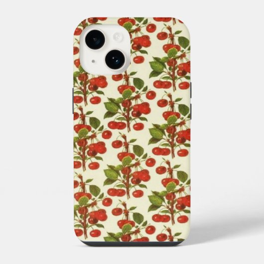 Klassieke Kersen iPhone Hoesje (Achterkant)