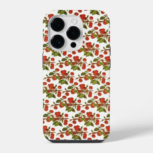 Klassieke Kersen iPhone Hoesje (Achterkant)